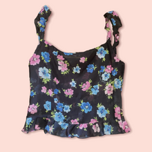 Load image into Gallery viewer, Moschino silk sheer floral cami top
