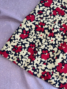 MOSCHINO ✼ Floral Linen Mini Skirt