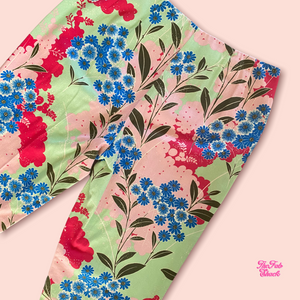 Moschino ✦ 90s floral print cropped pants