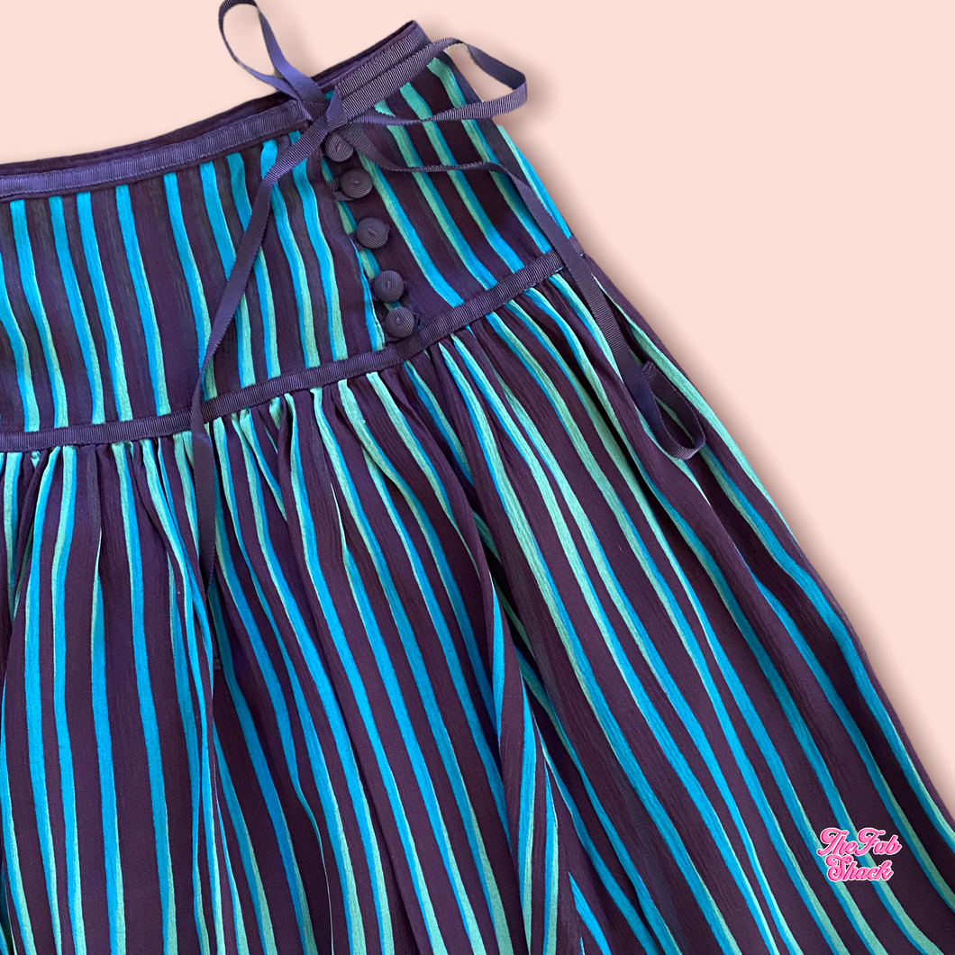 Marc Jacobs striped silk skirt