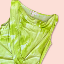 Load image into Gallery viewer, Michael Kors lime green watercolor tank

