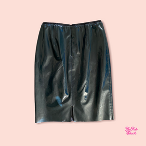 Marc Jacobs vegan patent leather skirt (DEADSTOCK w/ tags)