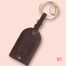 Load image into Gallery viewer, Moschino Cheap and Chic leather luggage tag
