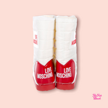 Load image into Gallery viewer, Love Moschino red heart moon boots
