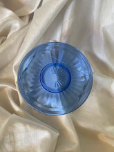 Load image into Gallery viewer, Blue depression glass teacup &amp; saucer (single set)
